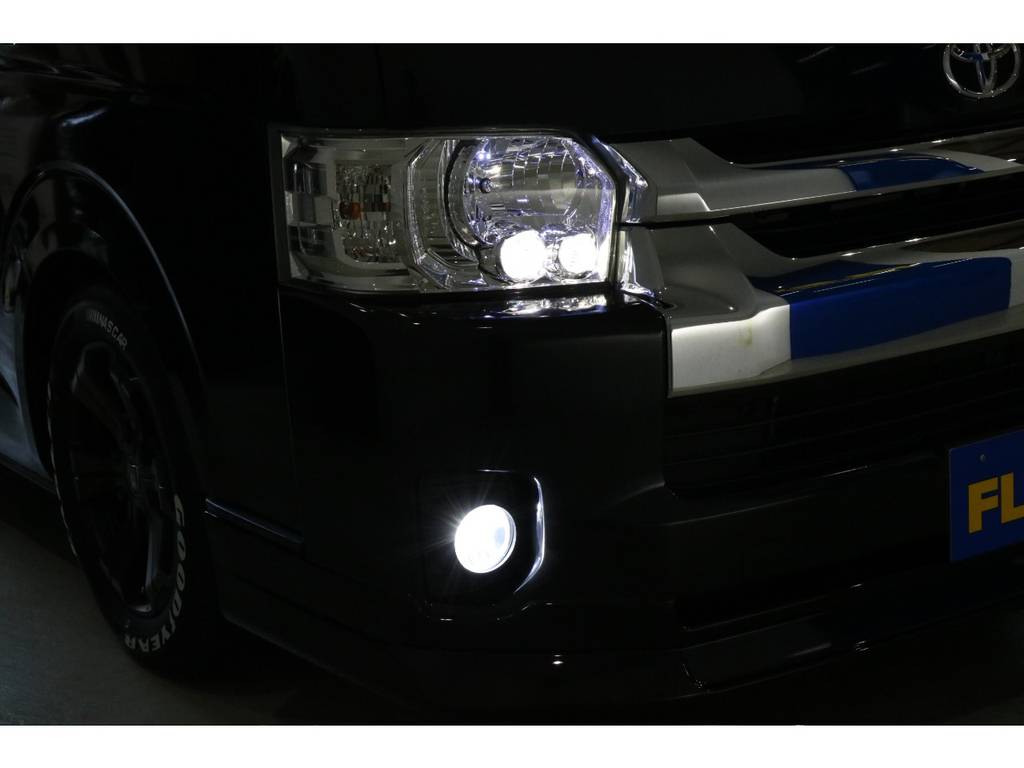 LEDヘッドライト＆社外LEDFOG