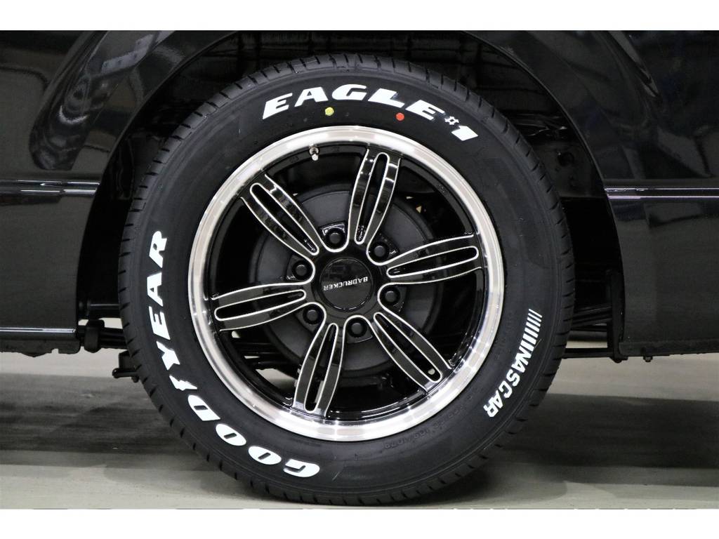 415コブラバットラッカー１７インチアルミホイール＆Goodyear　EAGLE1　NASCARタイヤ装着