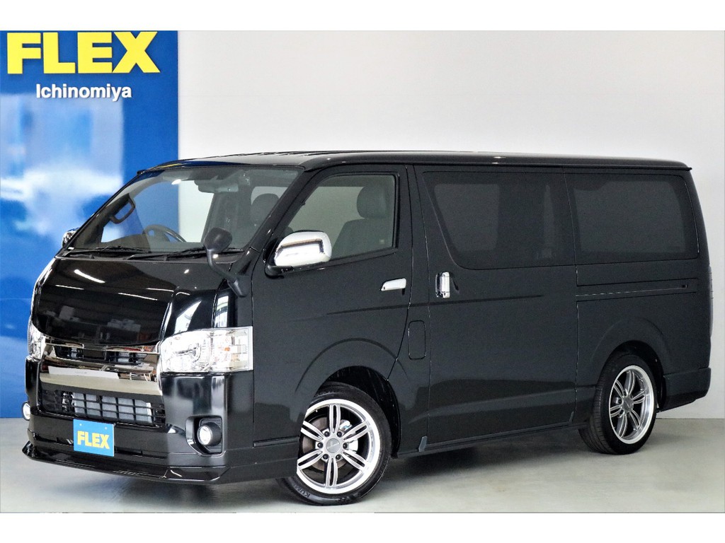 新車ハイエースＶダークプライムⅡディーゼル４ＷＤの入庫です♪