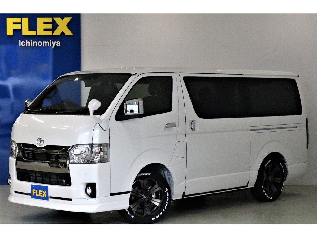 安全装置が向上した改良後の新車ハイエースVが入庫いたしました。