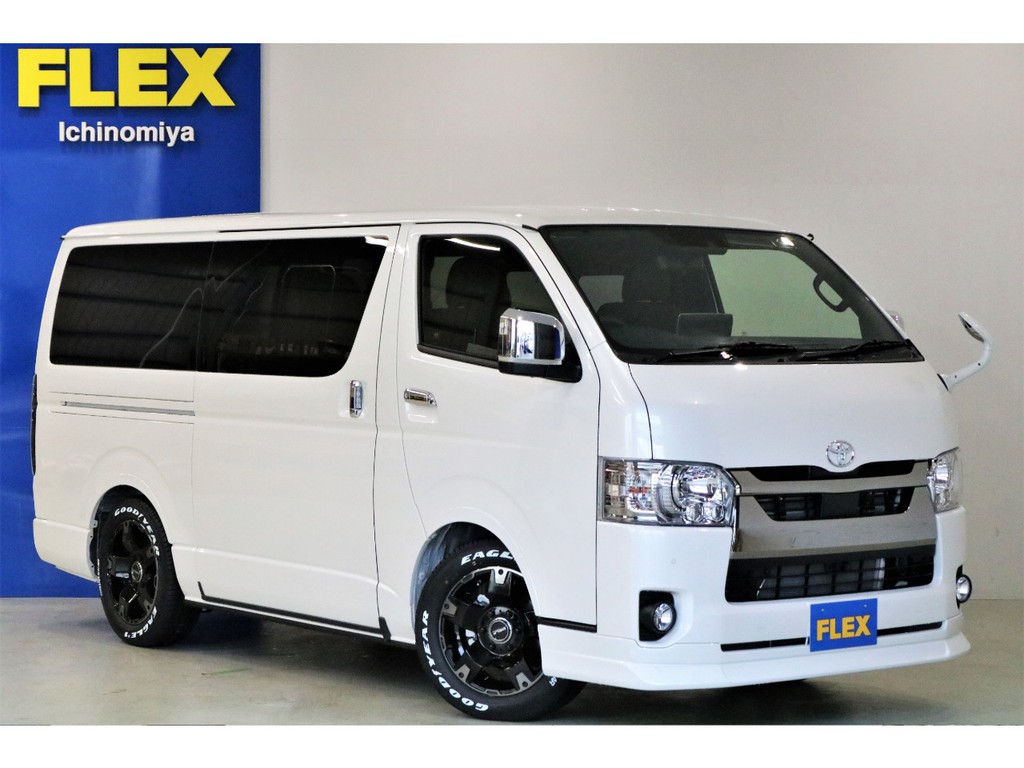 FLEXランクルハイエース一宮店！！国道２２号線沿いの広々店舗！！お問い合わせは、0586777753まで