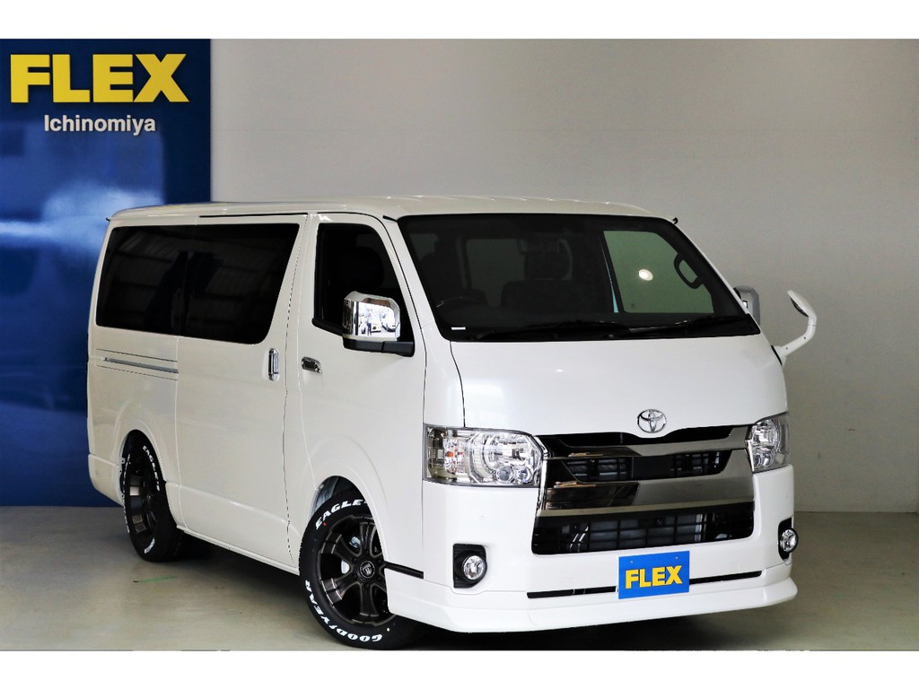 FLEXランクルハイエース一宮店！！国道２２号線沿いの広々店舗！！お問い合わせは、0586777753まで