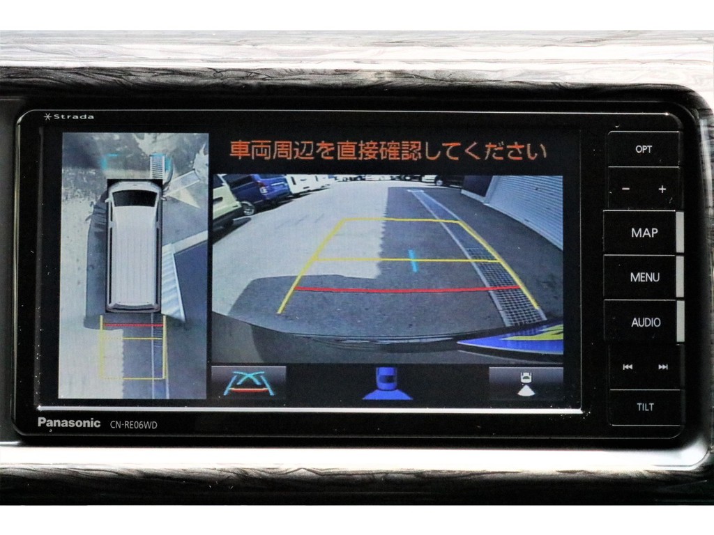 バック映像+新メーカーオプション「ＰＶＭ」装着済みなのでバックも楽々です