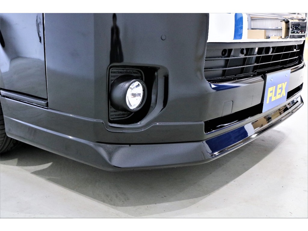 フレックスオリジナルリップスポイラー装着！