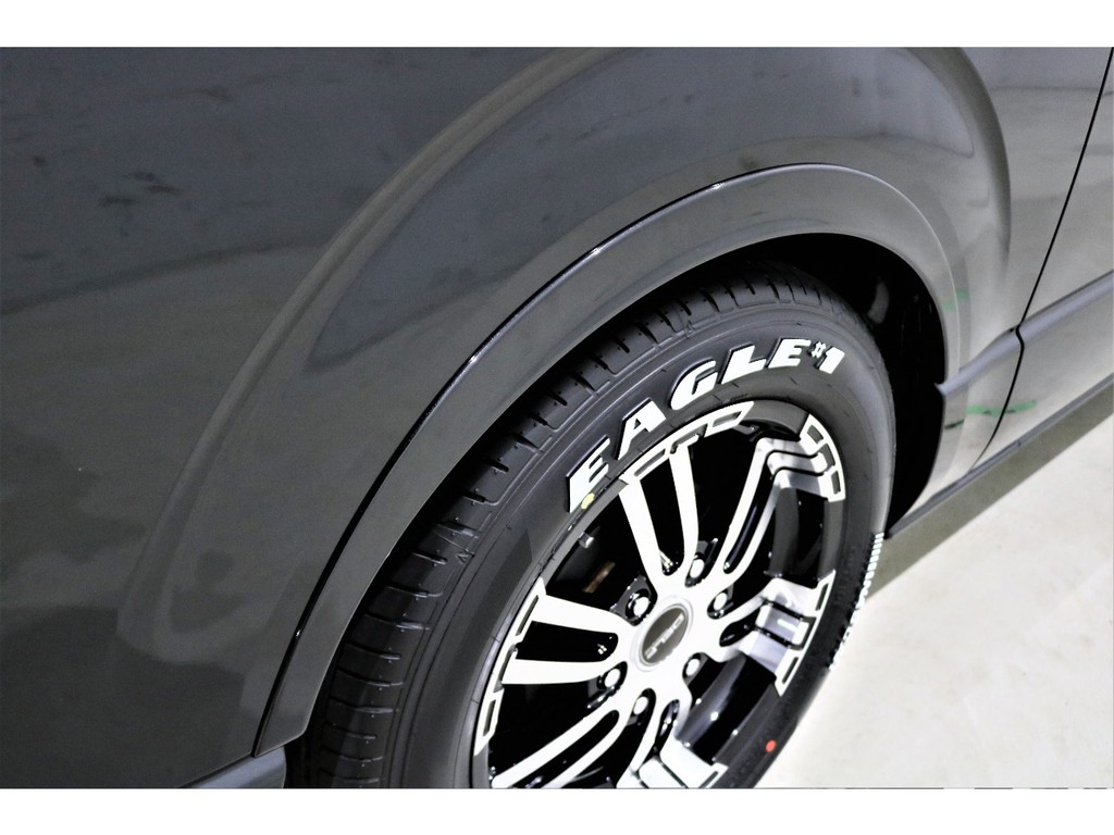 オリジナルオーバーフェンダー装着で車検対応です