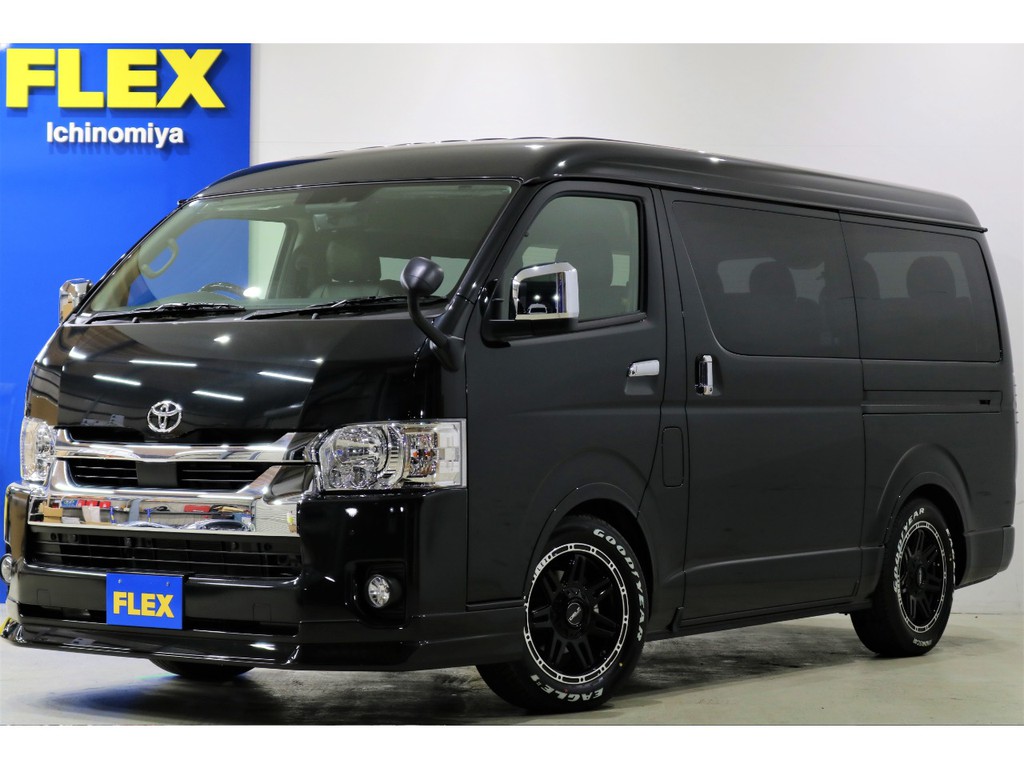 新車ハイエースワゴンGLをベースにオリジナル内装架装を施工した一台がが完成致しました。