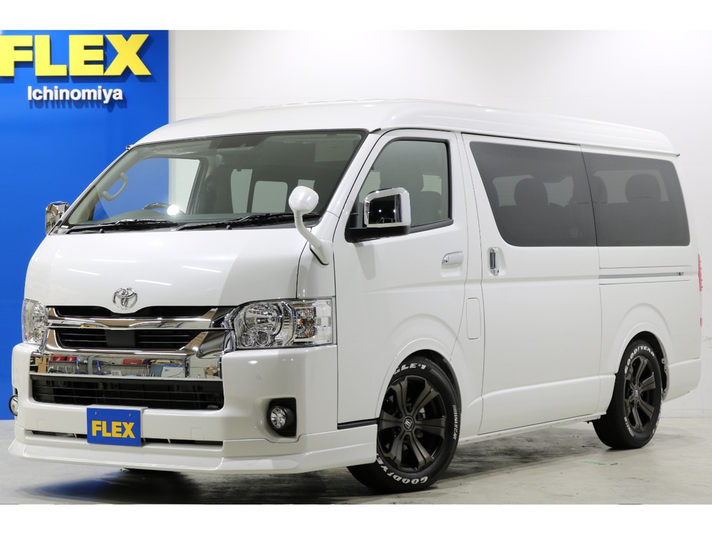 新車ハイエースワゴンGLをベースにFLEXオリジナル内装架装を施した一台が入庫いたしました!!!
