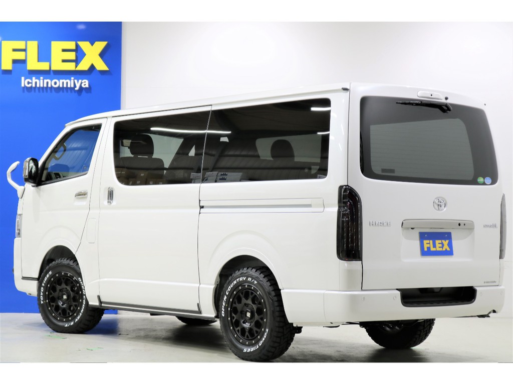 FLEXランクルハイエース一宮店！！国道２２号線沿いの広々店舗！！お問い合わせは、0586777753まで