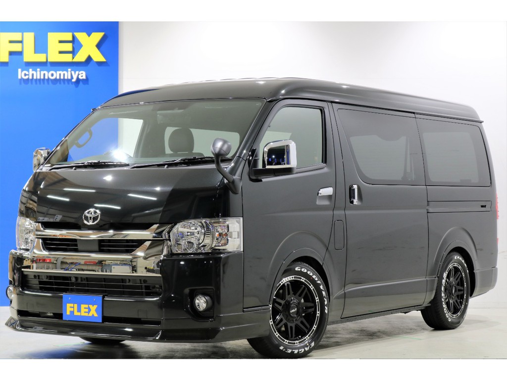 新車ハイエースワイドバン　ダークプライムⅡ　ディーゼルFLEXオリジナルライトカスタムが入庫いたしました!!!!