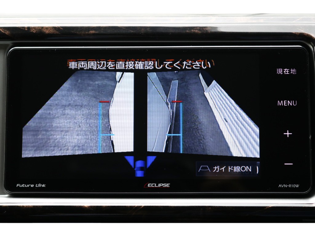 PVMは配線加工済みなのでナビ画面で確認できます