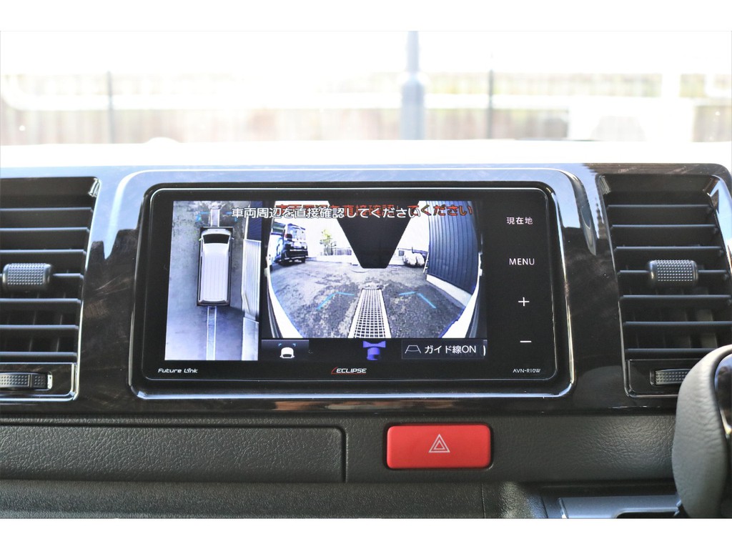 PVM映像は配線加工済みなのでナビ画面で確認できます