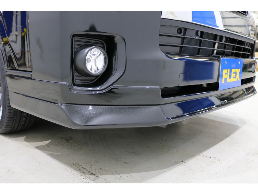 FLEXオリジナルフロントリップスポイラー「DelfinoLine」