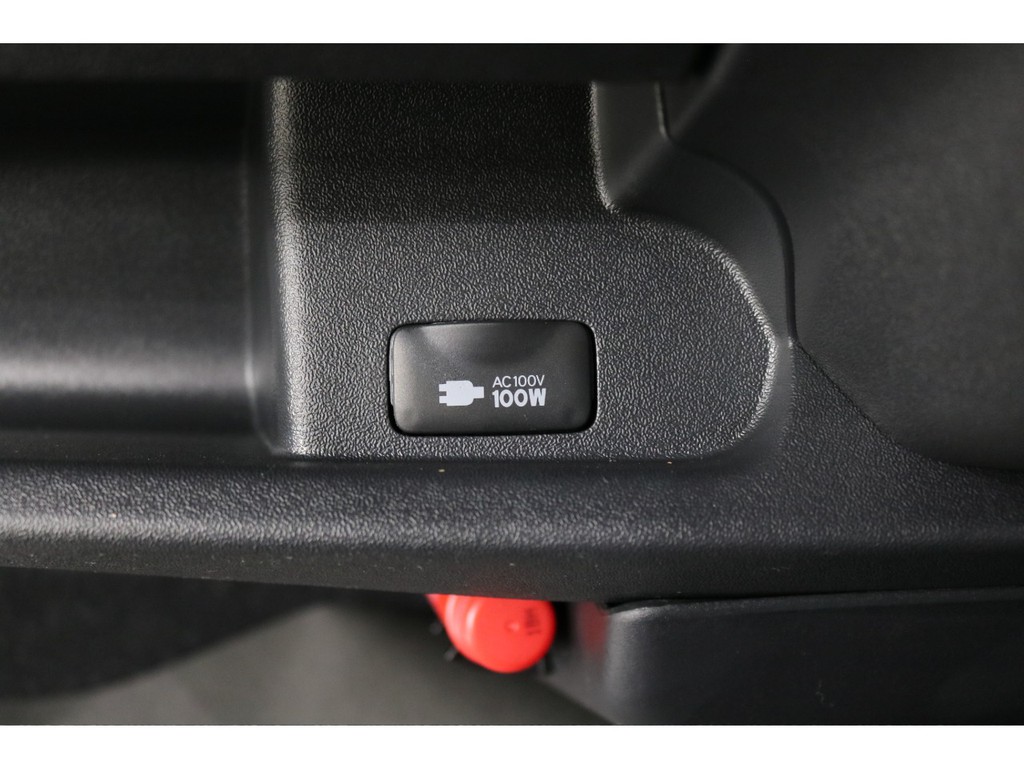 100V電源も付いています！