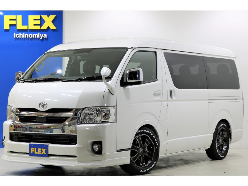 新型ハイエースワゴンGLをベースにFLEXオリジナル内装架装を施しだ一台が完成致しました！