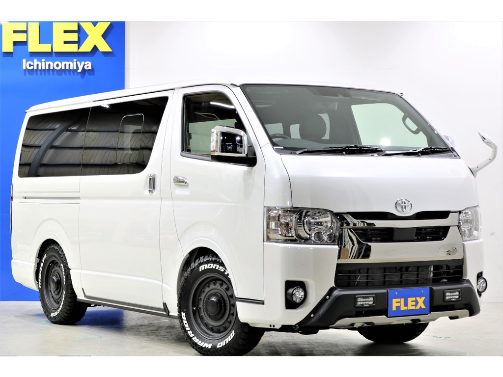 FLEXではお好みに合わせた内容でカスタム済みハイエースをご案内出来ます♪