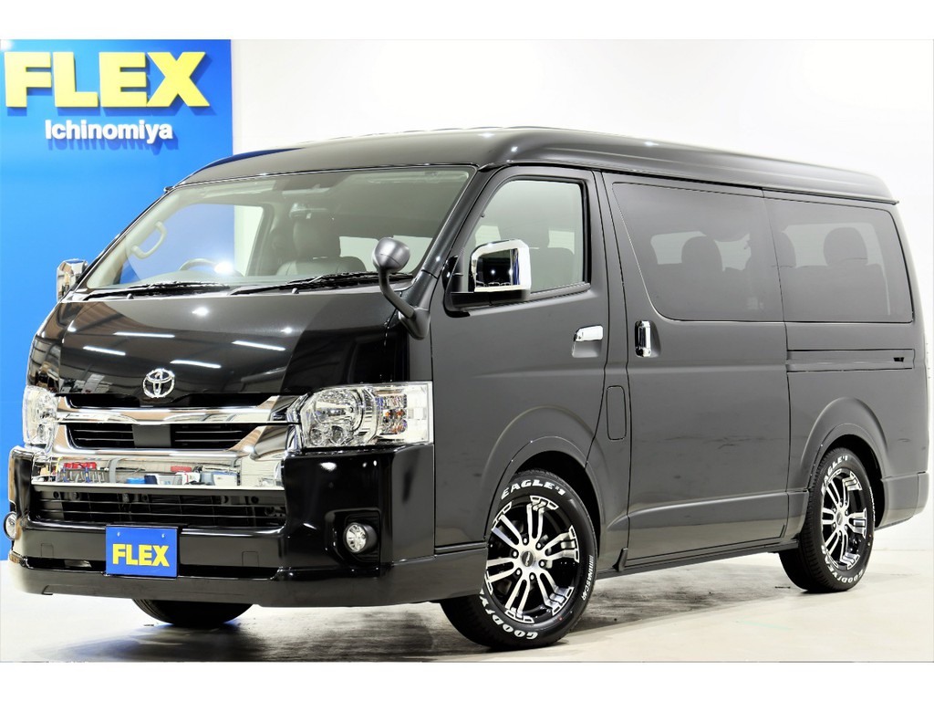 車ハイエースワゴンGL４WDベースでオリジナル内装架装「アレンジAS」を施行した一台が入庫致しました