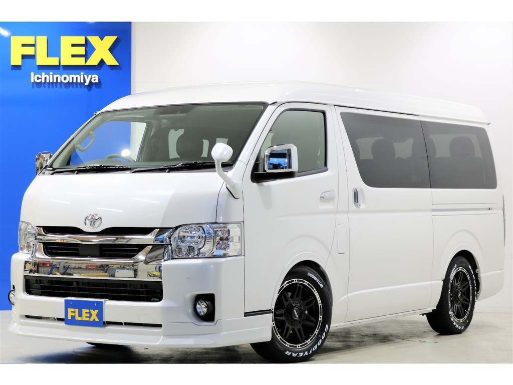 新型ハイエースワゴンGL　2WD　ダブルナビ　床張りパッケージが入庫いたしました！