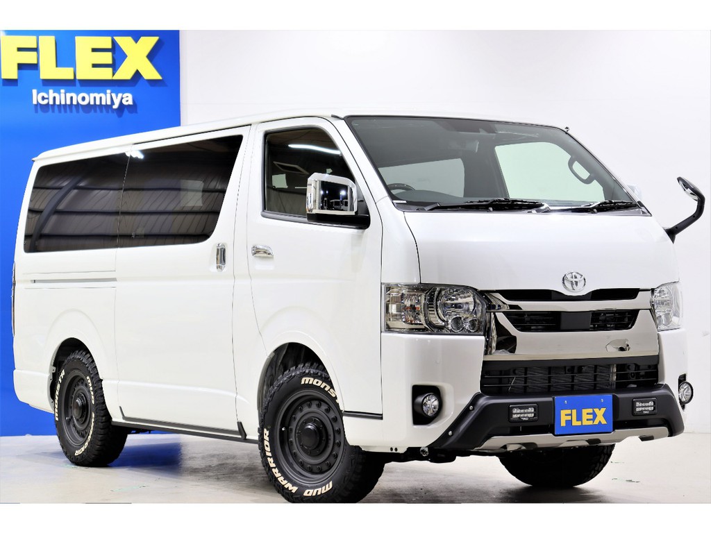 FLEXではお好みに合わせた内容でカスタム済みハイエースをご案内出来ます♪