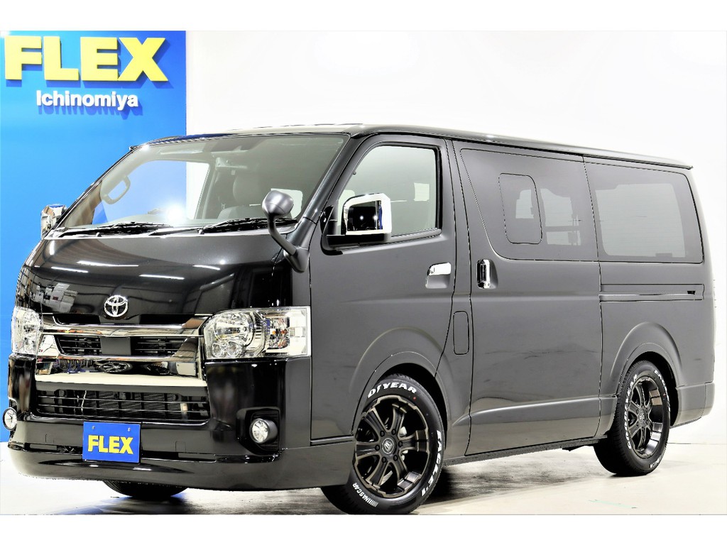 新車ハイエースVダークプライムⅡの入庫です♪