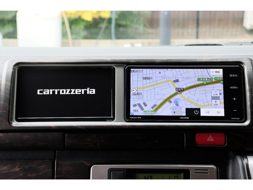 最新モデルイクリプス製ＳＤナビ＆カロッツェリア製サブモニター付き