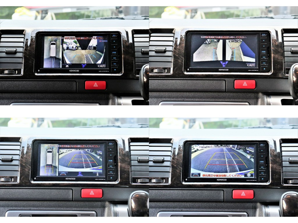 ケンウッド製SDナビにはパノラミック映像配線加工済み