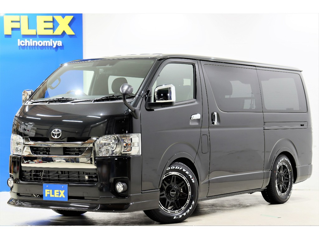 新車ハイエースVダークプライムⅡシンプルナビパッケージの入庫です