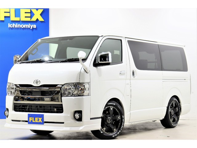 新車ハイエースVダークプライムⅡダブルナビベットキットパッケージの入庫です♪