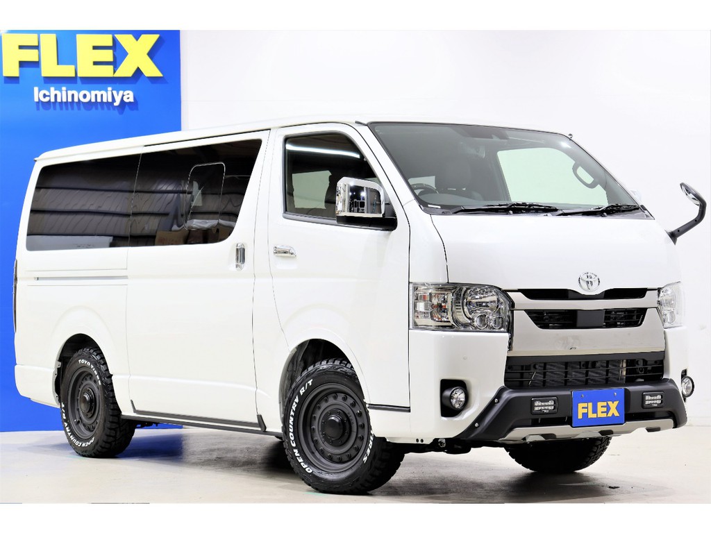FLEXではお好みに合わせた内容でカスタム済みハイエースをご案内出来ます♪