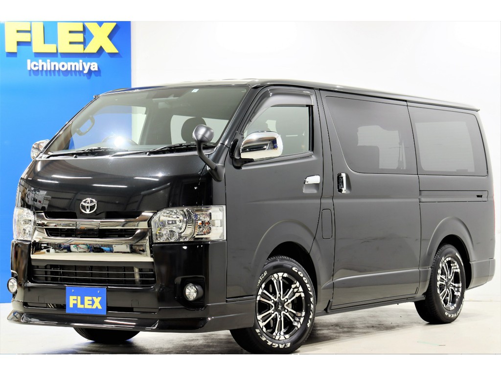 H31年ハイエースダークプライムⅡディーゼル４ＷＤの入庫です♪