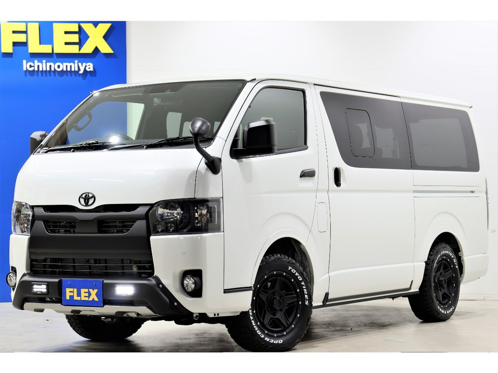 トヨタ ハイエースバン 2 8 スーパーgl ダークプライム ロングボディ ディーゼルターボ 4wd 車探しなら中古車 新車の専門店flex フレックス へ