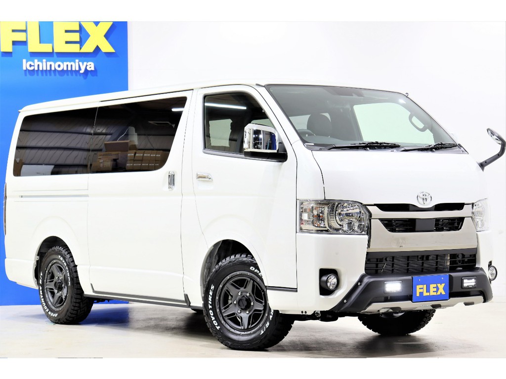 FLEXではお好みに合わせた内容でカスタム済みハイエースをご案内出来ます♪