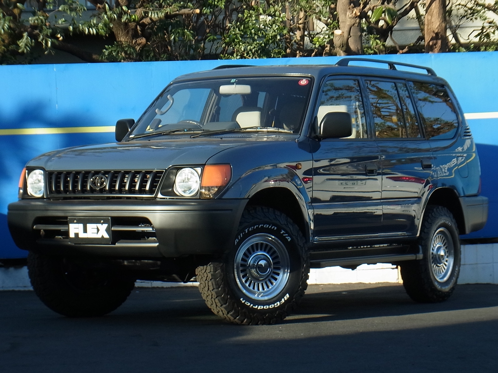 ランドクルーザープラド 3.4 TZ 4WD 丸目 アルルブルーカラー