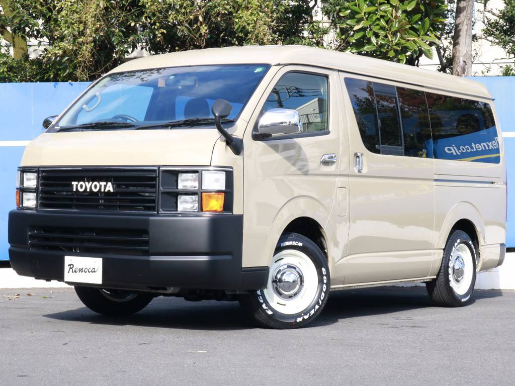 もちろんタウンユースも仕事もカンペキにこなしてくれる！ハイエースですから！！