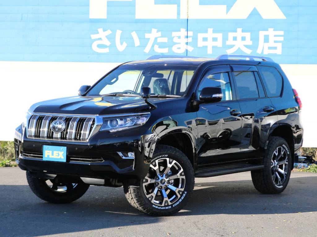 ひと目で１５０プラドだと圧巻されるフロントフェイス！