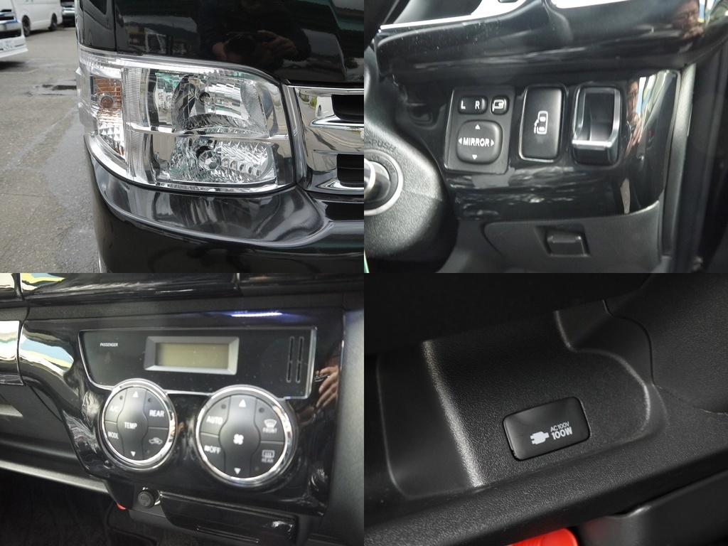 新車時メーカーオプションの純正ＨＩＤ・パワースライドドアも完備しております！