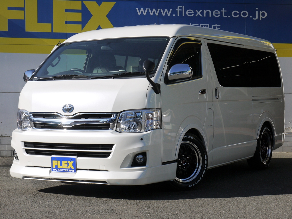 Ｈ２３年式ハイエースワゴンＧＬ２．７Ｇ２ＷＤ！人気の３型パール！内外装カスタムも充実！