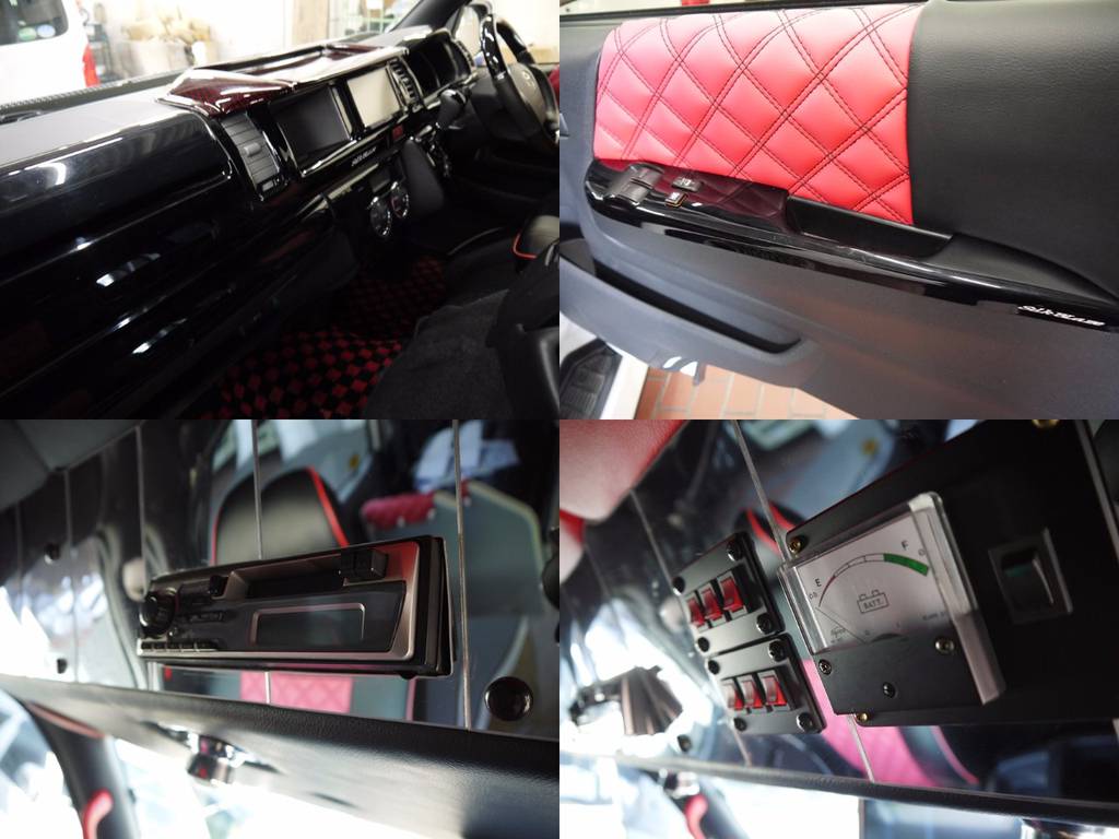 室内照明系メインスイッチや内張りまで加工してあります！！