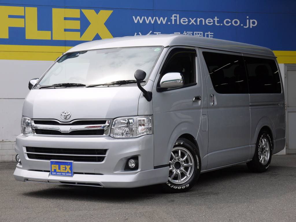 【買取直販】Ｈ２４年式ハイエースワゴンＧＬ２７００Ｇ２ＷＤ　ワンオーナー車！純正ＨＩＤ・自動ドア完備!内外装カスタムも充実！