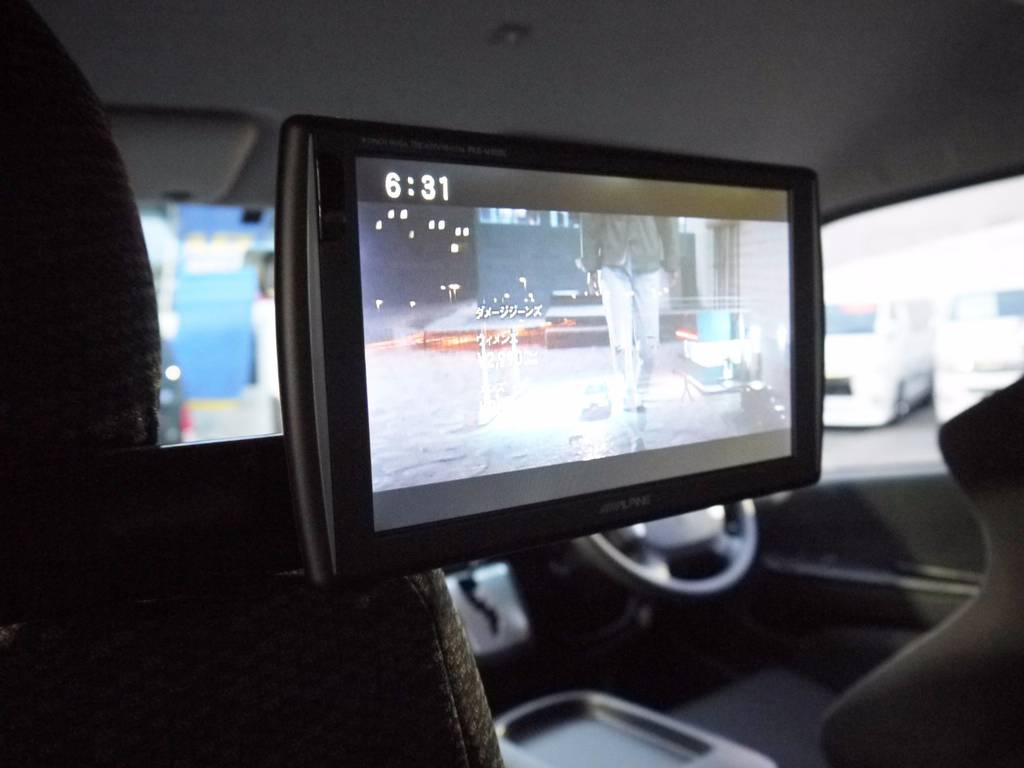 ＡＬＰＩＮＥ９型後席モニター！