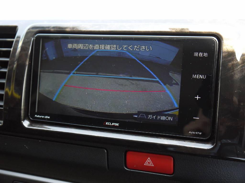 バックカメラナビ連動加工済み