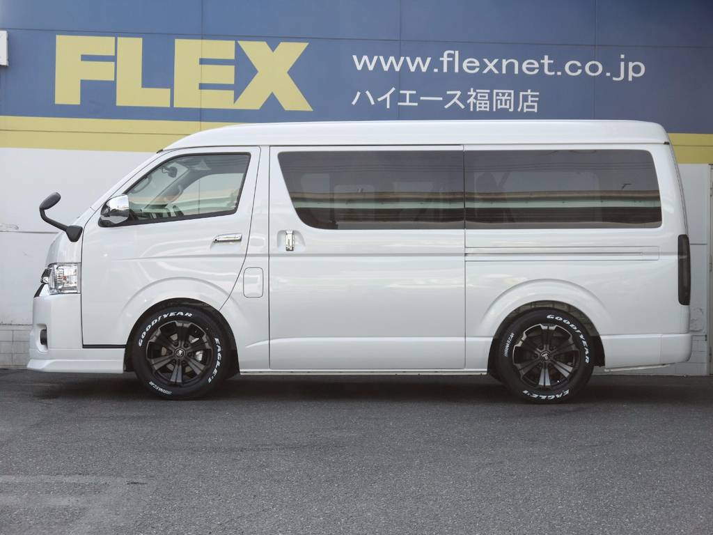 ５０ミリローダウン施工済み！車高公認取得致しますので車検も安心です。高さ変更も可能ですのでお気軽にご相談下さい。