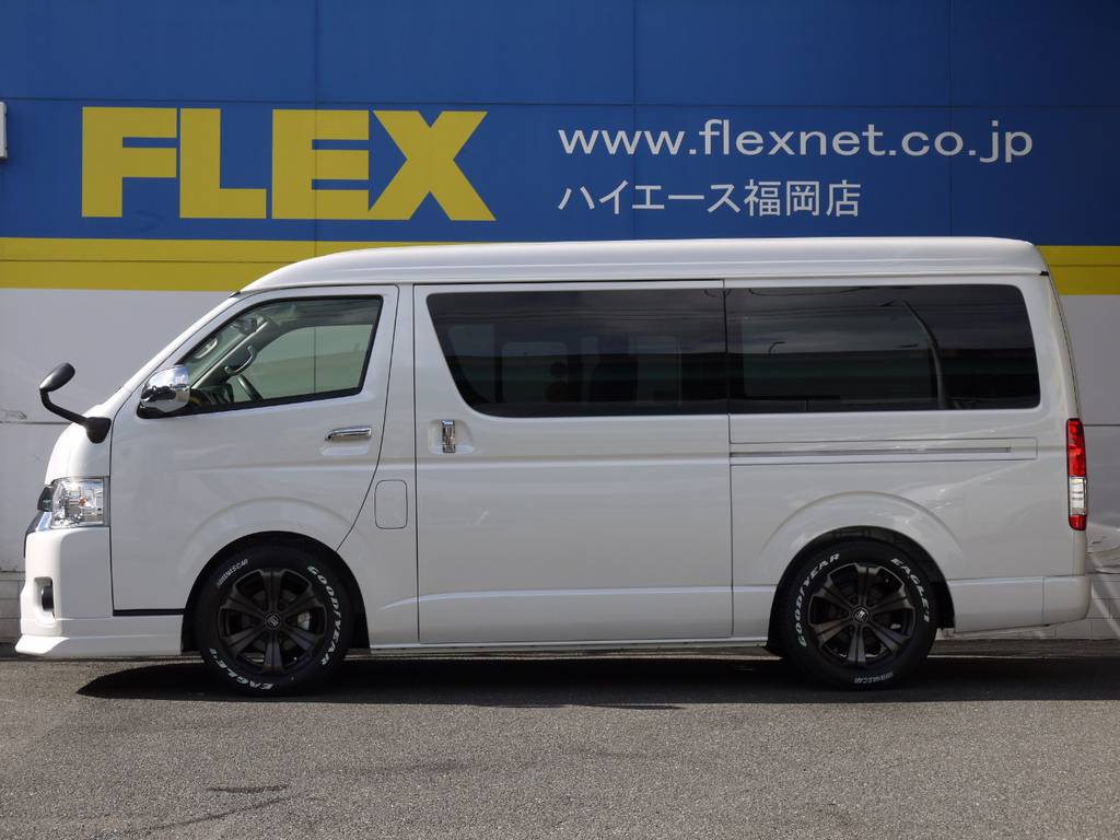 １．５インチローダウン施工済み！車高公認取得致しますので継続車検も安心です。高さ変更も可能ですのでお気軽にご相談下さい。