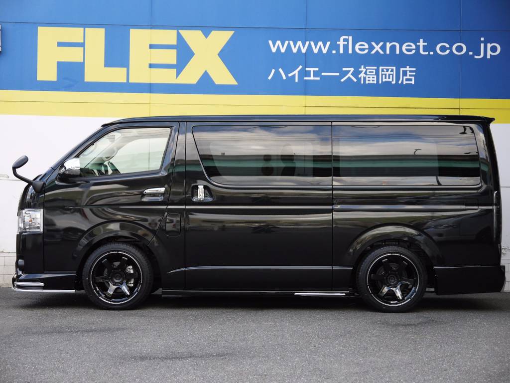 ６５ｍｍローダウン施工済み！車高の公認取得致しますので継続車検も安心です。高さ変更も可能ですのでお気軽にご相談下さい。