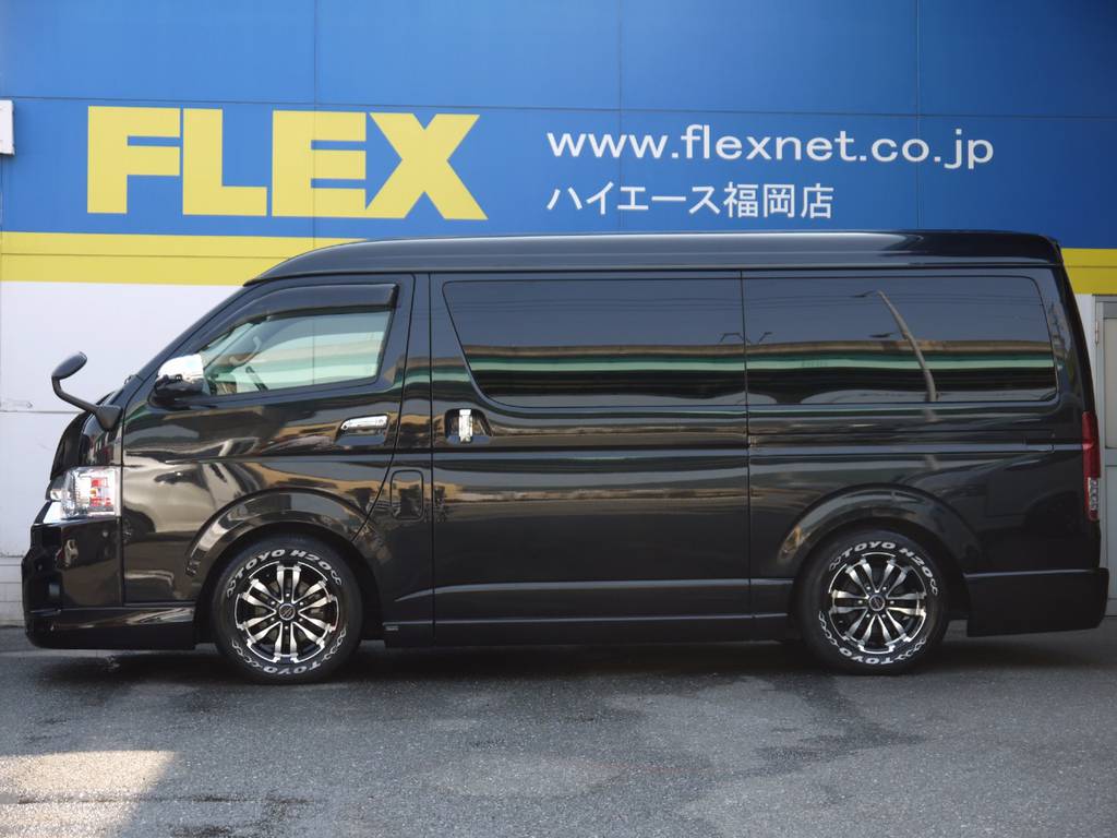 ５０ミリローダウン施工済み！新車時当店製作時ローダウン公認取得済みですので継続車検も安心です。