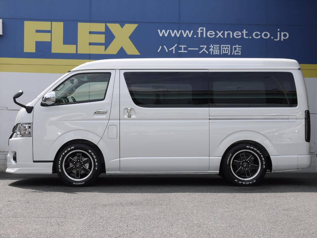 ５０ミリローダウン施工済み！車高公認取得致しますので継続車検も安心です。高さ変更も可能ですのでお気軽にご相談下さい。