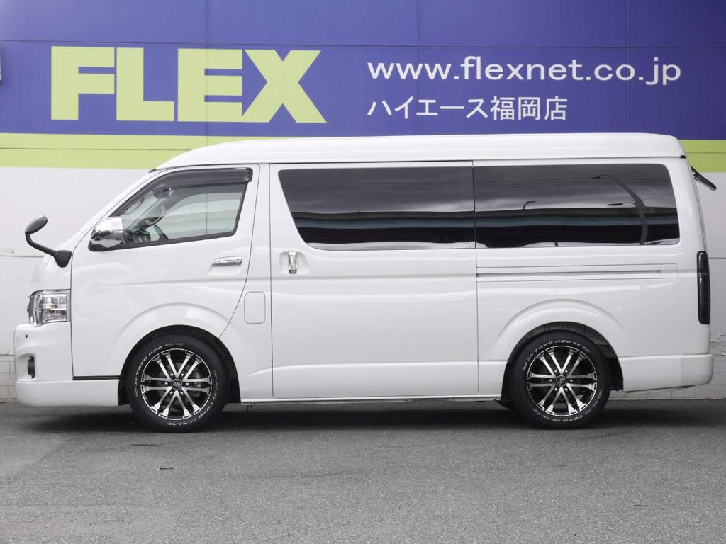 ２インチローダウン施工済み！高さ公認取得致しますので継続車検も安心です。高さ変更も可能ですのでお気軽にご相談下さい。