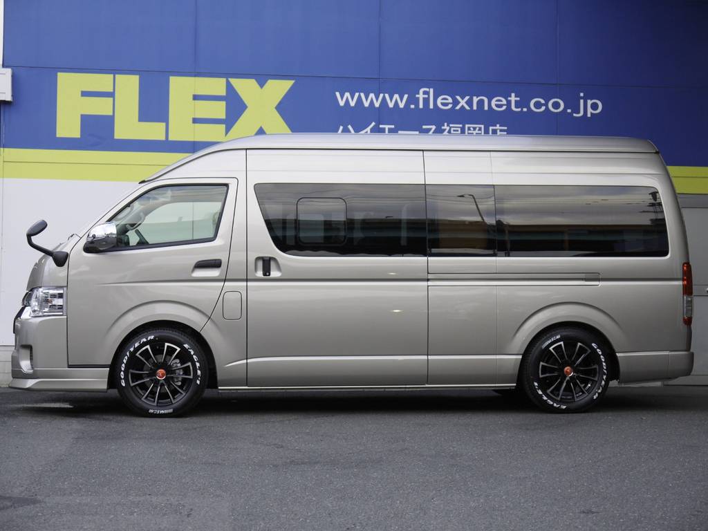 １．５インチローダウン施工済み！車高公認取得致しますので継続車検も安心です。もちろん、高さ変更も可能ですのでお気軽にご相談下さい。