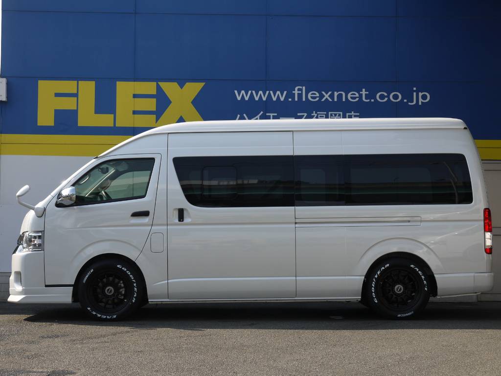 ５０ミリローダウン施工済み！車高公認取得致しますので継続車検も安心です。高さ変更も可能ですのでお気軽にお相談下さい。