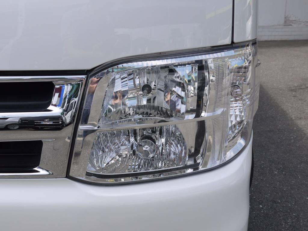 新車時メーカーオプションのＨＩＤヘッドライト完備！