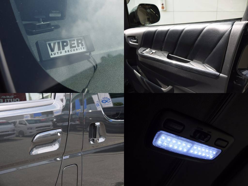 ドレスアップパーツやオーディオ類・セキュリティ等充実のカスタム内容。中古車につき１台限定の為、お早目のご検討をおすすめ致します。